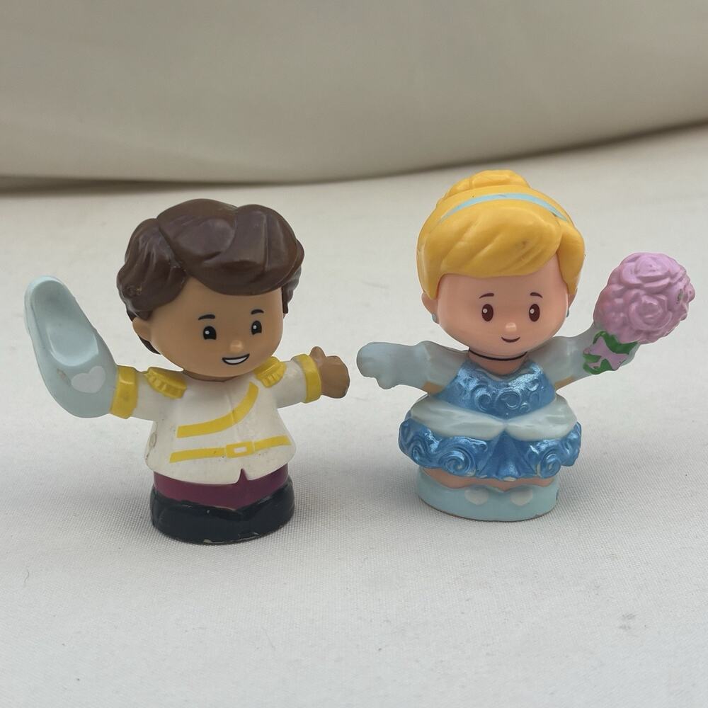 Fisher Price Little People Disney Cinderella And Prince Charming Figures